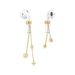 louis vuitton monogram wireless earphone airpods earrings jewelry accessories gold